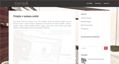 Desktop Screenshot of corradi.cz