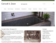 Tablet Screenshot of corradi.nl