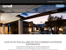 Tablet Screenshot of corradi.com.au